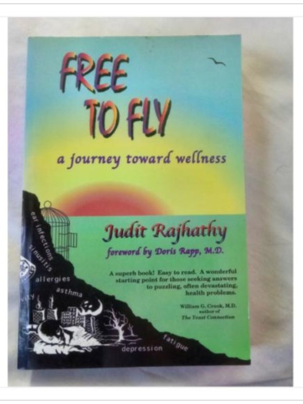 Free to Fly: A Journey Toward Wellness Judit Rajhathy 1996 First Edition Book